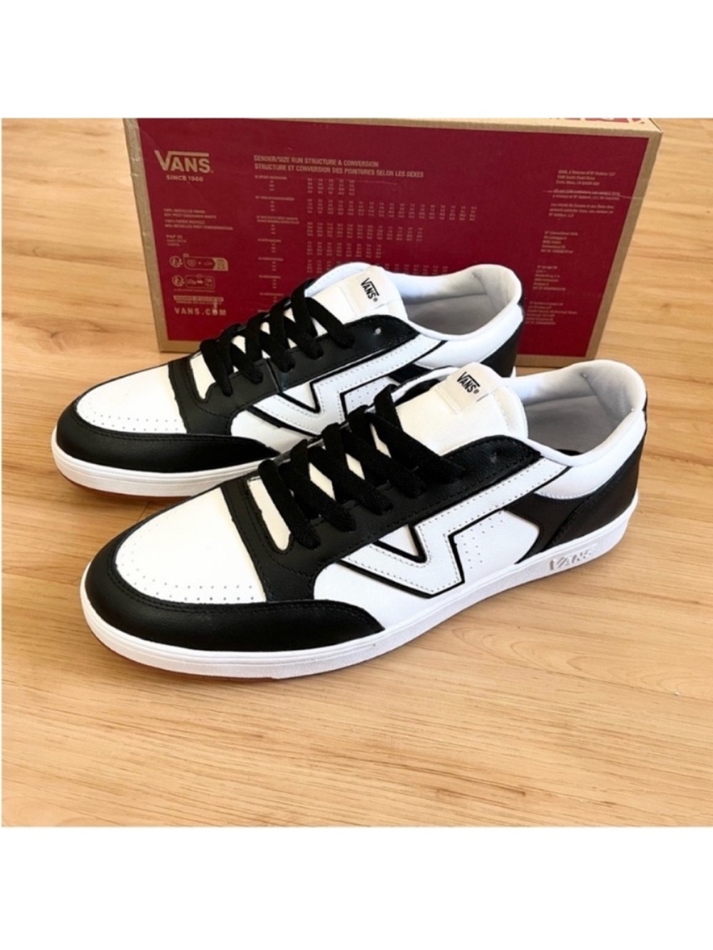 Vans Lowland CC 'Two Tone - Black White Mens 13.0 US